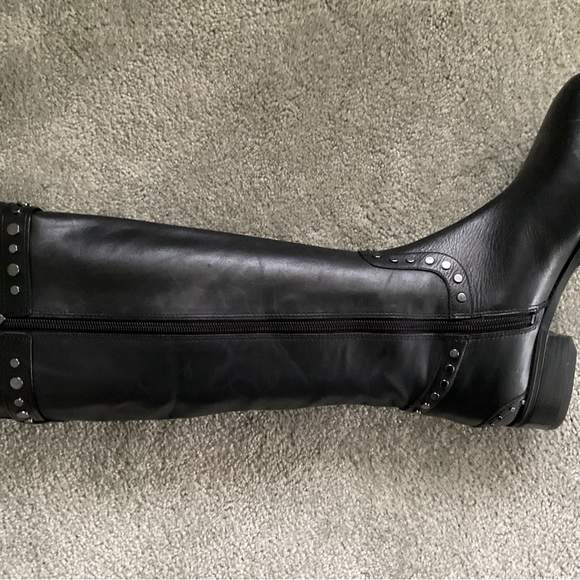 Black leather Paxton riding boots Sam Edelman US 7.5 - Picture 4 of 10